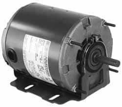 Marathon Electric - 1/4 Max hp, 1,725 Max RPM, Electric AC DC Motor - 115 V Input, Single Phase, 48 Frame, 1/2" Shaft Diam - Americas Tooling