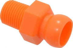 Loc-Line - 50 Piece, 1/4" Hose ID, Male to Female Coolant Hose Connector - 1/8" NPT, For Loc-Line Modular Hose Systems - Americas Tooling