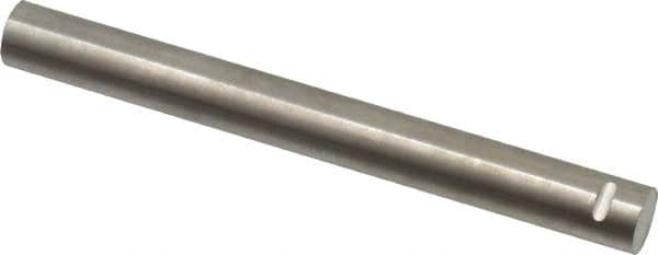 Eclipse - 3" Long x 19/64" Diam, Alnico Round Bar Magnet - Notched, 1,022°Fahrenheit Max Operating Temp - Americas Tooling