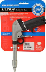 Guardair - 120 Max psi Whisper Jet Pistol Grip Blow Gun - 3/8 NPT, 6" Tube Length, Aluminum - Americas Tooling