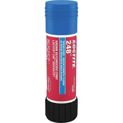 Loctite - 19 g Stick, Blue, Medium Strength Semisolid Threadlocker - Series 248, 24 hr Full Cure Time, Hand Tool, Heat Removal - Americas Tooling