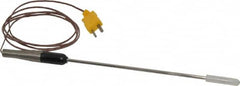 Fluke - Electrical Test Equipment Probe - Use with K-Type Thermometers - Americas Tooling