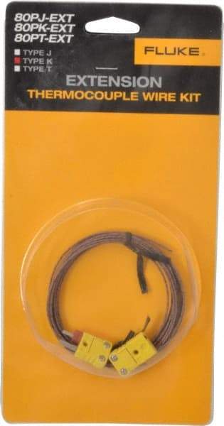 Fluke - Electrical Test Equipment Extension Wire Kit - Use with K-Type Thermometers - Americas Tooling