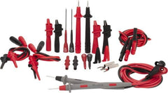 Fluke - Black/Red Electrical Test Equipment Leads Set - Use with All Models - Americas Tooling