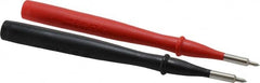 Fluke - Black/Red Electrical Test Equipment Probe - Use with IEC Electrical Wall Outlets - Americas Tooling