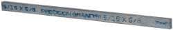 Precision Brand - 12" Long x 5/8" High x 5/16" Wide, Zinc-Plated Key Stock - Low Carbon Steel - Americas Tooling