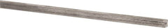 Precision Brand - 12" Long x 1/8" High x 1/8" Wide, Plain Key Stock - Low Carbon Steel - Americas Tooling