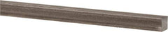 Precision Brand - 12" Long x 1/4" High x 1/4" Wide, Plain Key Stock - Low Carbon Steel - Americas Tooling