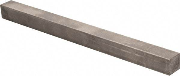 Precision Brand - 12" Long x 7/8" High x 7/8" Wide, Plain Key Stock - Low Carbon Steel - Americas Tooling