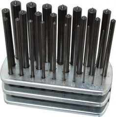 Spellmaco - 25 Piece, 1 to 13mm, Transfer Punch Set - Americas Tooling