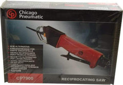 Chicago Pneumatic - 10,000 Strokes per Minute, 3/8 Inch Stroke Length, 5.5 CFM Air Reciprocating Saw - 3 Blades, 6.2 Bar Air Pressure, 3/8 Inch Inlet - Americas Tooling