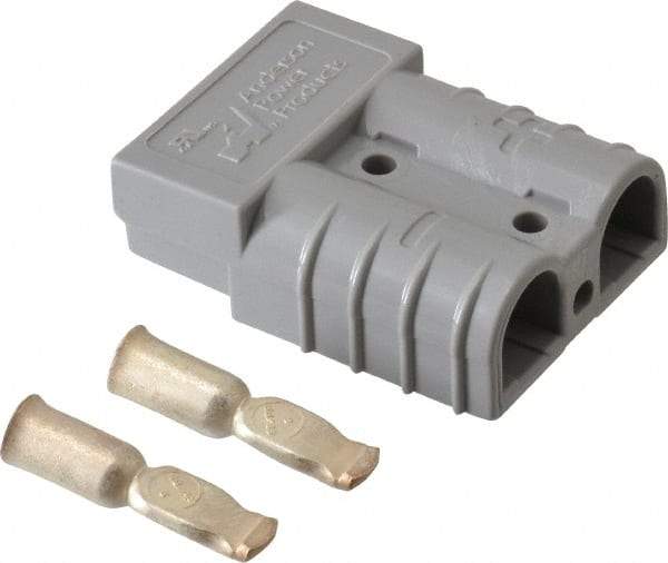 Made in USA - 6 AWG, 600 V, 50 A, Battery Connector - Gray - Americas Tooling