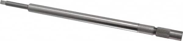 Made in USA - 1/4 Inch Tap, 9 Inch Overall Length, 7/16 Inch Max Diameter, Tap Extension - 0.255 Inch Tap Shank Diameter, 0.255 Inch Extension Shank Diameter, 0.191 Inch Extension Square Size, 1 Inch Tap Depth, Tool Steel - Americas Tooling