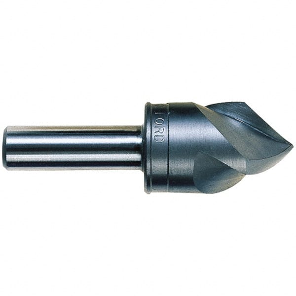 M.A. Ford - 1-1/4" Head Diam, 5/8" Shank Diam, 3 Flute 120° High Speed Steel Countersink - Americas Tooling