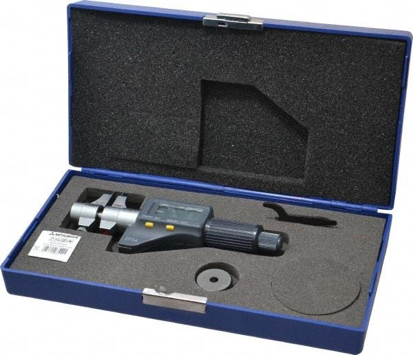 Fowler - 0.2" to 1.2", IP54 & IP40, Electronic Inside Micrometer - 0.00005" Resolution, 0.00025" Accuracy - Americas Tooling