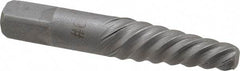 Interstate - Spiral Flute Screw Extractor - #6 Extractor for 5/8 to 7/8" Screw, 3-3/4" OAL - Americas Tooling