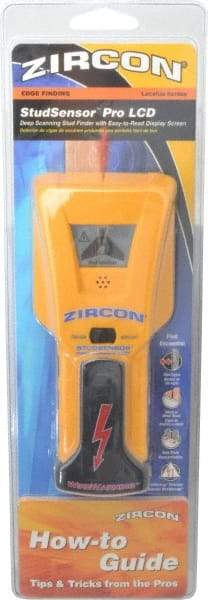 Zircon - 1-1/2" Deep Scan Stud Finder with LCD Screen - 9V Battery, Detects Wood & Metal Studs or Joists up to 1-1/2" Deep - Americas Tooling