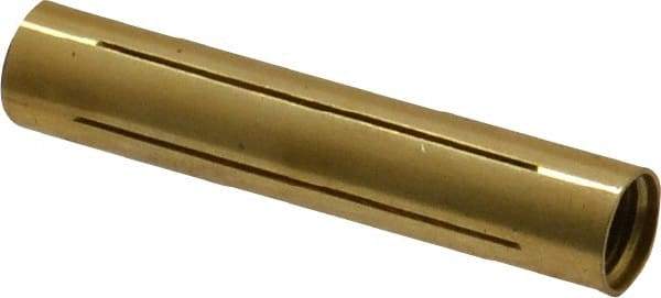 Made in USA - 11/32" Diam Through Hole Barrel Cylinder - 1-3/4" Barrel Length, Eccentric Slot - Americas Tooling