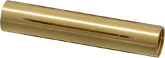 Made in USA - 3/8" Diam Through Hole Barrel Cylinder - 1.87" Barrel Length, Eccentric Slot - Americas Tooling