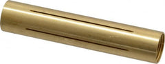 Made in USA - 1/2" Diam Through Hole Barrel Cylinder - 2-1/2" Barrel Length, Eccentric Slot - Americas Tooling