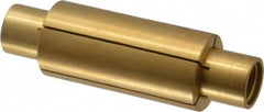 Made in USA - 15/16" Diam Through Hole Barrel Cylinder - 3" Barrel Length, Eccentric Slot - Americas Tooling