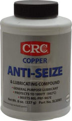 CRC - 8 oz Bottle General Purpose Anti-Seize Lubricant - Copper, -95 to 1,800°F, Bronze, Water Resistant - Americas Tooling