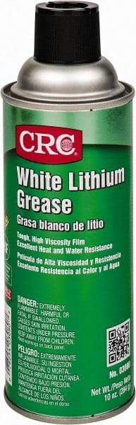 CRC - 16 oz Aerosol Lithium General Purpose Grease - Off White, 300°F Max Temp, NLGIG 2, - Americas Tooling