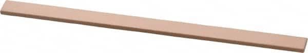 Made in USA - 600 Grit Aluminum Oxide Rectangular Polishing Stone - Super Fine Grade, 1/4" Wide x 4" Long x 1/16" Thick - Americas Tooling