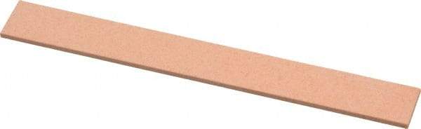 Made in USA - 320 Grit Aluminum Oxide Rectangular Polishing Stone - Extra Fine Grade, 1/2" Wide x 4" Long x 1/16" Thick - Americas Tooling