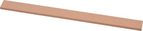 Made in USA - 220 Grit Aluminum Oxide Rectangular Polishing Stone - Very Fine Grade, 1/2" Wide x 6" Long x 1/8" Thick - Americas Tooling