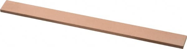 Made in USA - 400 Grit Aluminum Oxide Rectangular Polishing Stone - Super Fine Grade, 1/2" Wide x 6" Long x 1/8" Thick - Americas Tooling