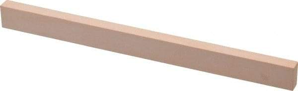 Made in USA - 600 Grit Aluminum Oxide Rectangular Polishing Stone - Super Fine Grade, 1/2" Wide x 6" Long x 1/4" Thick - Americas Tooling