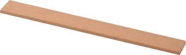 Made in USA - 220 Grit Aluminum Oxide Rectangular Polishing Stone - Very Fine Grade, 3/4" Wide x 6" Long x 1/8" Thick - Americas Tooling