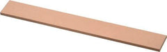 Made in USA - 320 Grit Aluminum Oxide Rectangular Polishing Stone - Extra Fine Grade, 3/4" Wide x 6" Long x 1/8" Thick - Americas Tooling