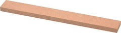 Made in USA - 180 Grit Aluminum Oxide Rectangular Polishing Stone - Very Fine Grade, 3/4" Wide x 6" Long x 1/4" Thick - Americas Tooling