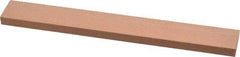 Made in USA - 220 Grit Aluminum Oxide Rectangular Polishing Stone - Very Fine Grade, 3/4" Wide x 6" Long x 1/4" Thick - Americas Tooling