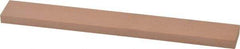 Made in USA - 320 Grit Aluminum Oxide Rectangular Polishing Stone - Extra Fine Grade, 3/4" Wide x 6" Long x 1/4" Thick - Americas Tooling