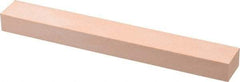 Made in USA - 400 Grit Aluminum Oxide Rectangular Polishing Stone - Super Fine Grade, 3/4" Wide x 6" Long x 1/2" Thick - Americas Tooling