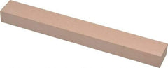 Made in USA - 600 Grit Aluminum Oxide Rectangular Polishing Stone - Super Fine Grade, 3/4" Wide x 6" Long x 1/2" Thick - Americas Tooling