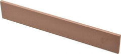 Made in USA - 220 Grit Aluminum Oxide Rectangular Polishing Stone - Very Fine Grade, 1" Wide x 6" Long x 1/8" Thick - Americas Tooling