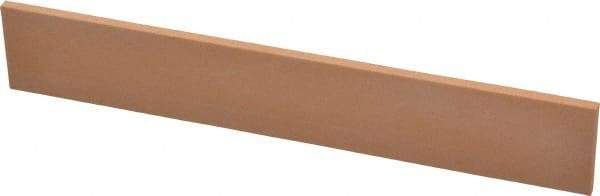 Made in USA - 320 Grit Aluminum Oxide Rectangular Polishing Stone - Extra Fine Grade, 1" Wide x 6" Long x 1/8" Thick - Americas Tooling