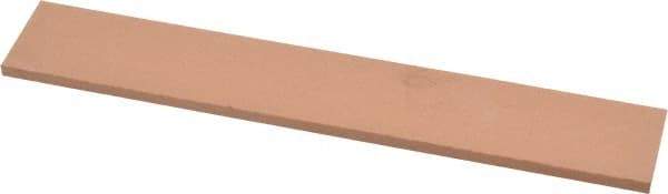 Made in USA - 400 Grit Aluminum Oxide Rectangular Polishing Stone - Super Fine Grade, 1" Wide x 6" Long x 1/8" Thick - Americas Tooling