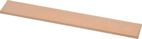 Made in USA - 600 Grit Aluminum Oxide Rectangular Polishing Stone - Super Fine Grade, 1" Wide x 6" Long x 1/8" Thick - Americas Tooling