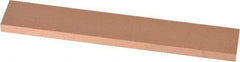 Made in USA - 220 Grit Aluminum Oxide Rectangular Polishing Stone - Very Fine Grade, 1" Wide x 6" Long x 1/4" Thick - Americas Tooling