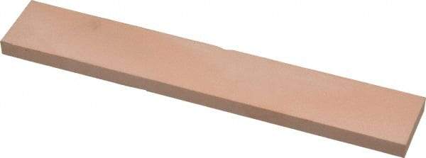 Made in USA - 400 Grit Aluminum Oxide Rectangular Polishing Stone - Super Fine Grade, 1" Wide x 6" Long x 1/4" Thick - Americas Tooling