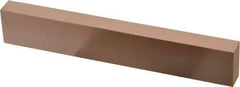 Made in USA - 400 Grit Aluminum Oxide Rectangular Polishing Stone - Super Fine Grade, 1" Wide x 6" Long x 1/2" Thick - Americas Tooling