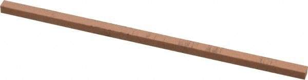 Made in USA - 220 Grit Aluminum Oxide Square Polishing Stone - Very Fine Grade, 1/8" Wide x 4" Long x 1/8" Thick - Americas Tooling