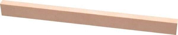 Made in USA - 400 Grit Aluminum Oxide Rectangular Polishing Stone - Super Fine Grade, 1/2" Wide x 6" Long x 1/4" Thick - Americas Tooling