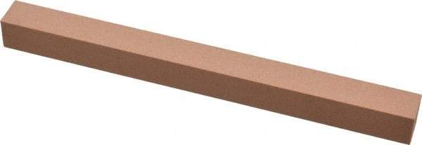 Made in USA - 320 Grit Aluminum Oxide Square Polishing Stone - Extra Fine Grade, 1/2" Wide x 6" Long x 1/2" Thick - Americas Tooling