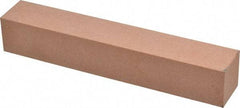 Made in USA - 180 Grit Aluminum Oxide Square Polishing Stone - Very Fine Grade, 1" Wide x 6" Long x 1" Thick - Americas Tooling